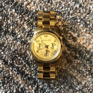 Michael Kors Gold Chronograph Watch